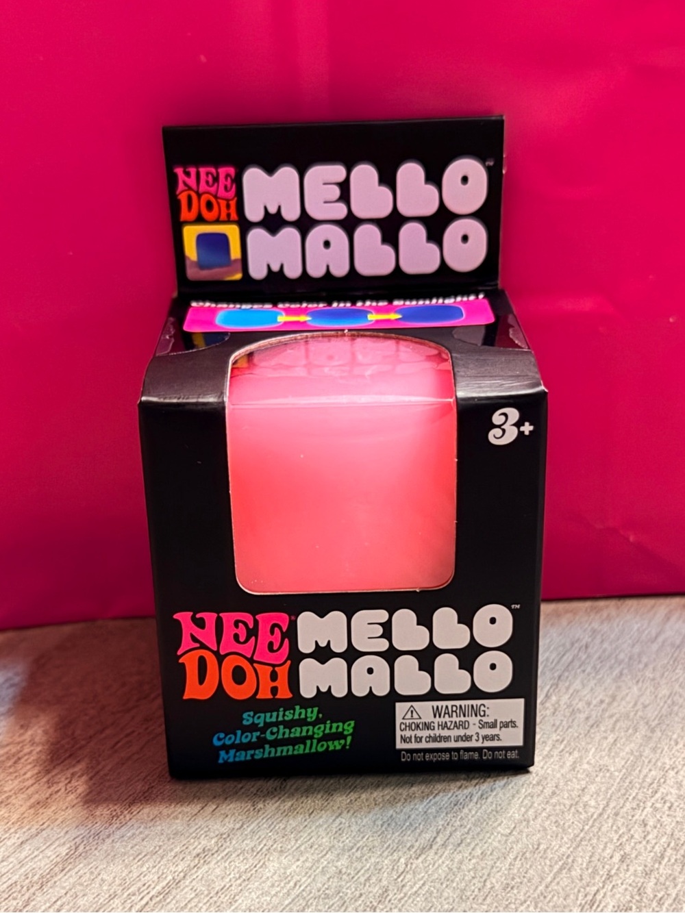 Authentic NeeDoh Mello Mallo-Pink